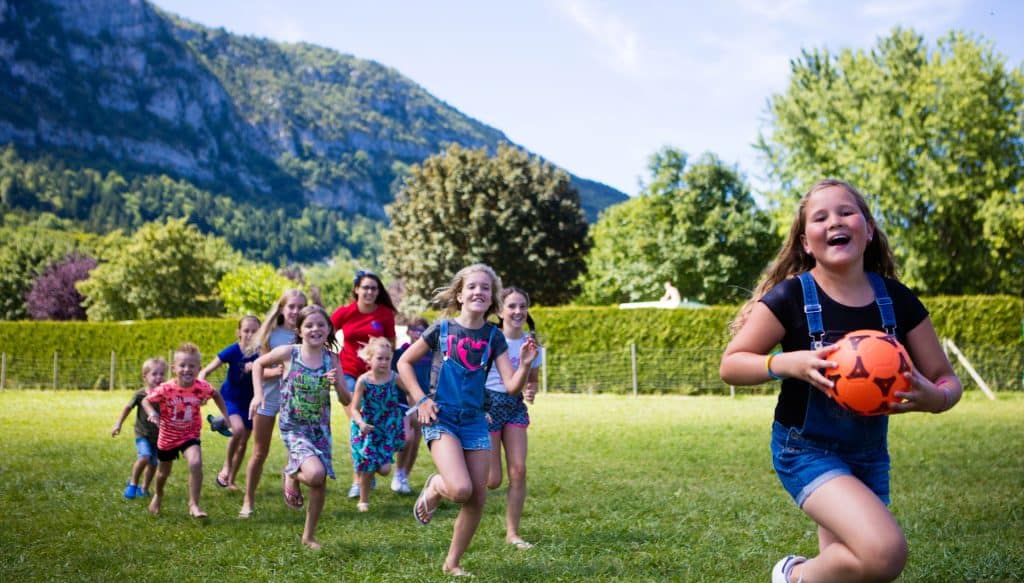 Aktivitäten auf einem Campingplatz in Annecy