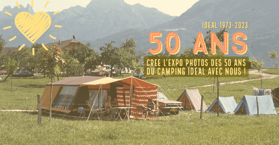 Le camping Idéal à Annecy a 50 ans ! Célébrons ensemble nos 50 ans