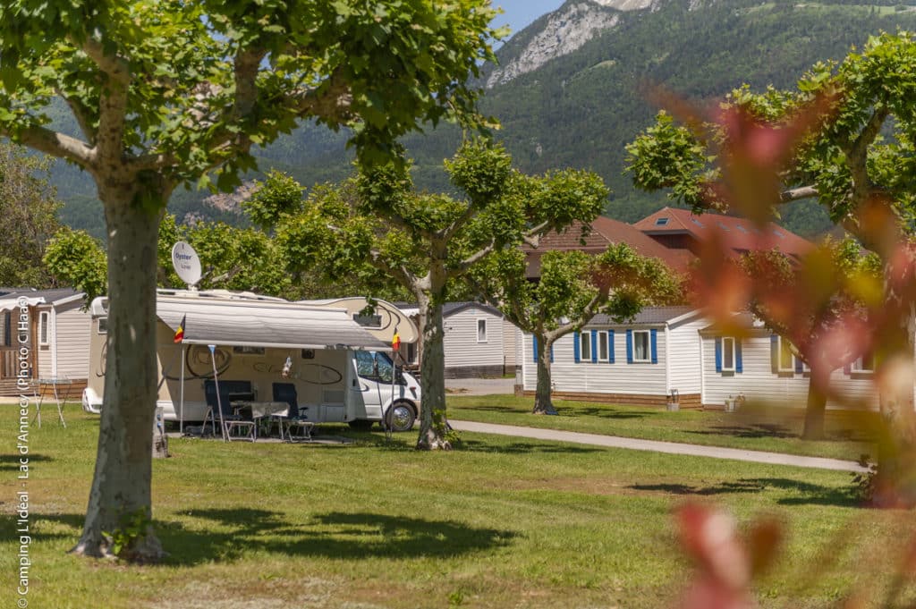 Bienvenue aux camping-cars, camping Annecy