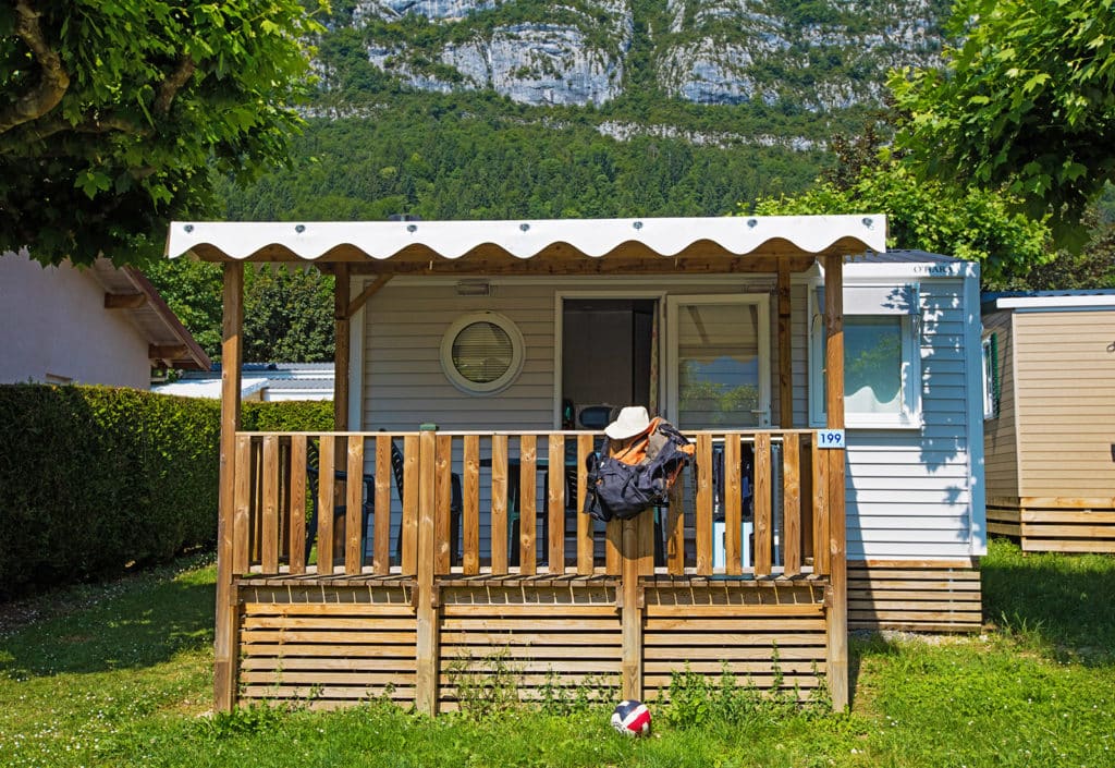 Cocoon, vue extérieure, camping Annecy