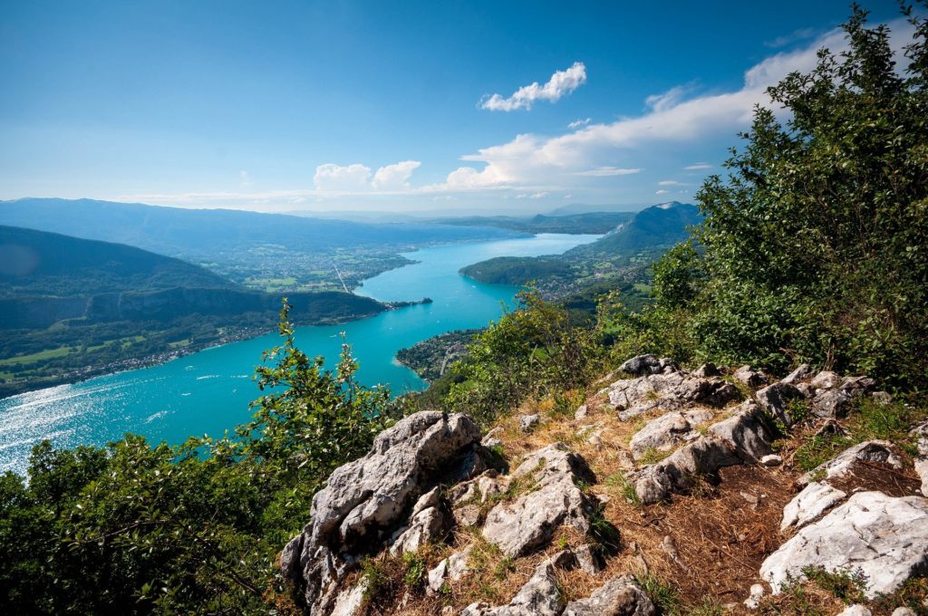 Lake Annecy from above